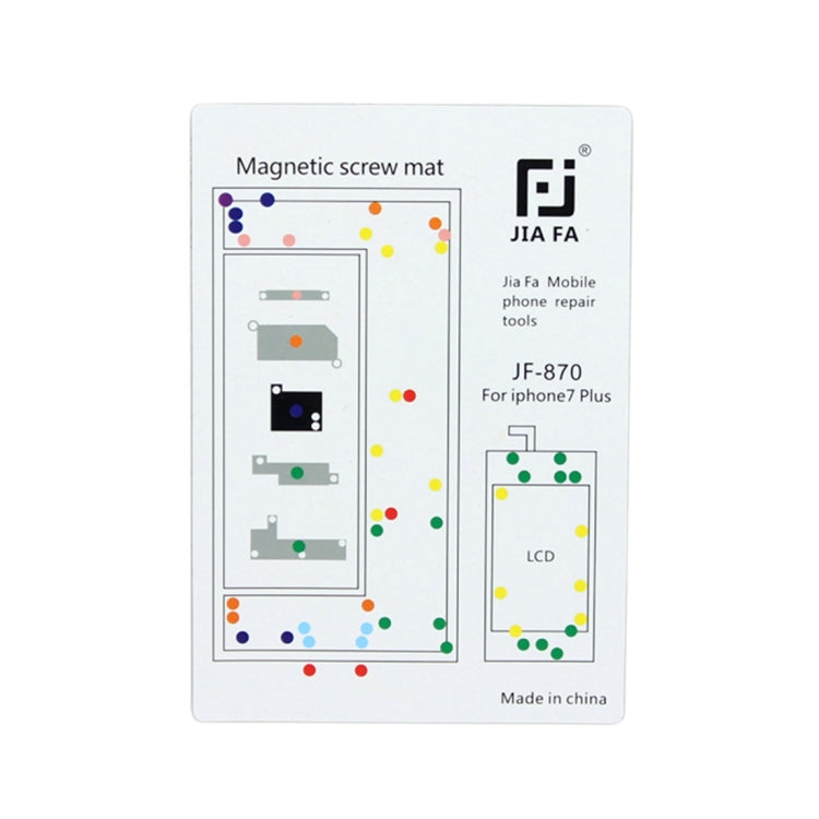 Tappetino per viti magnetiche JIAFA per iPhone 7 Plus, For 7P Tappetino per viti magnetiche JIAFA per iPhone 7 Plus, For 7P
